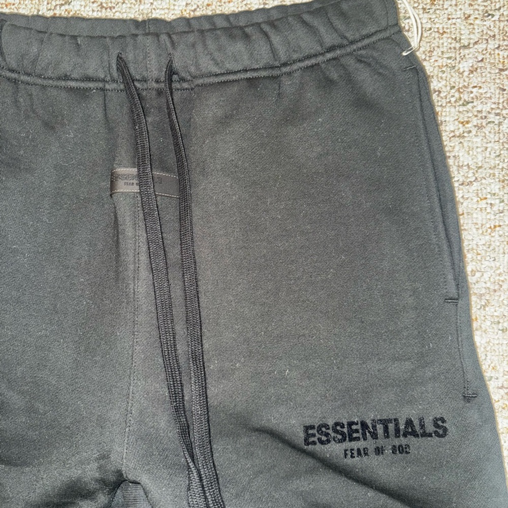 Essentials Black Sweatpants NWT - image 2